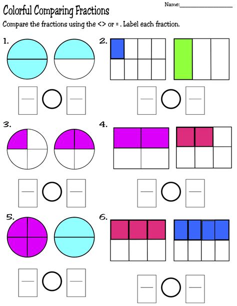 Comparing the Fractions